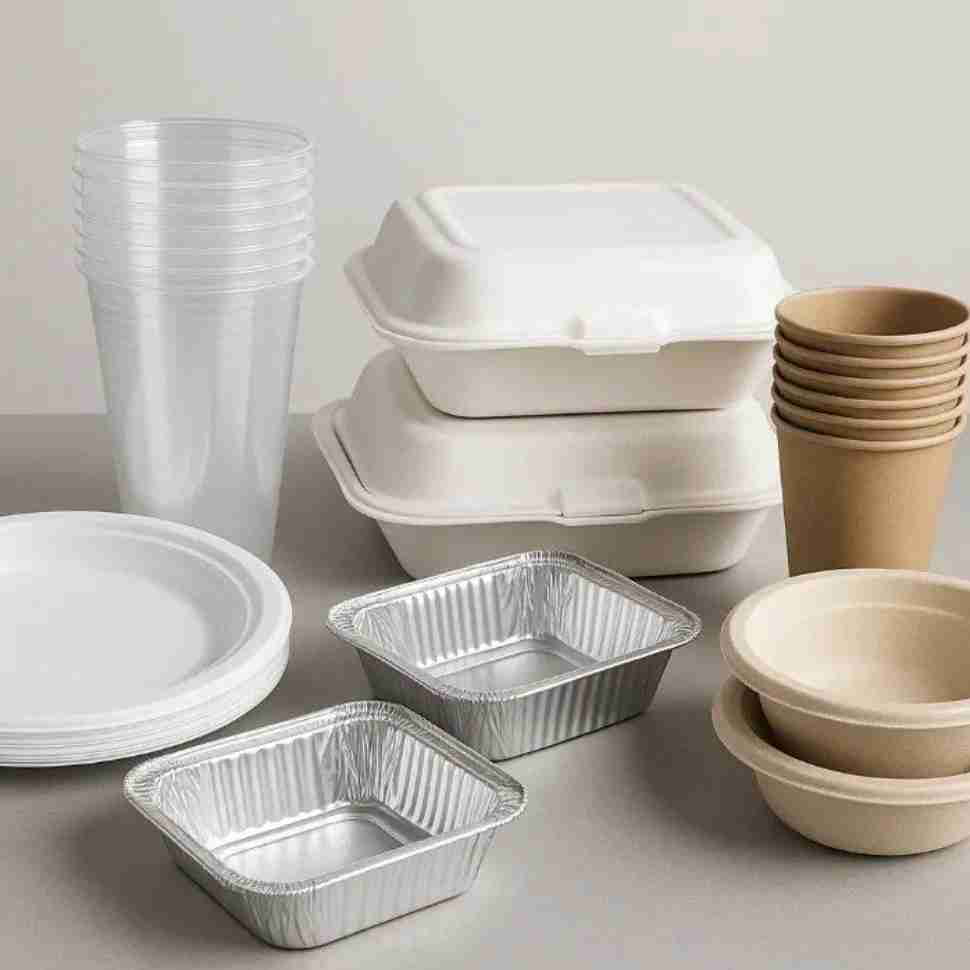 ظروف و لوازم یکبار مصرف